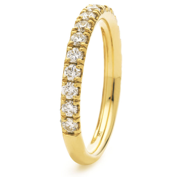 18ct Gold Diamond .20pts Eternity Ring