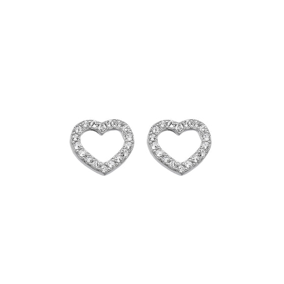 Hot Diamonds Heart Earrings