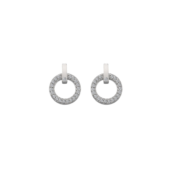 Hot Diamonds Circle Earrings