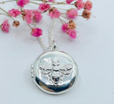 Silver Bumble Bee Locket & Chain