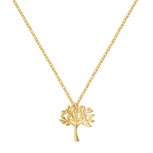 9ct Yellow Gold Tree of Life Necklet